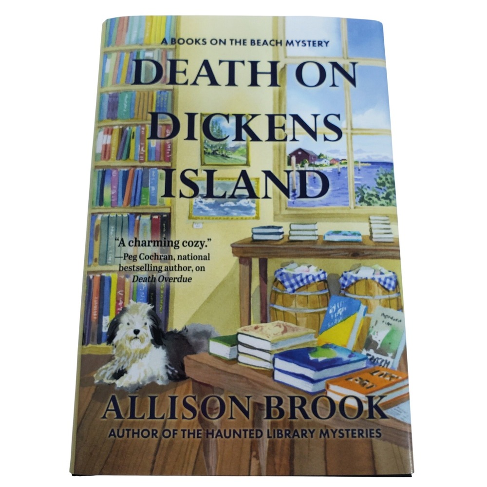 Death on Dickens Island by Allison Brook Hardcover